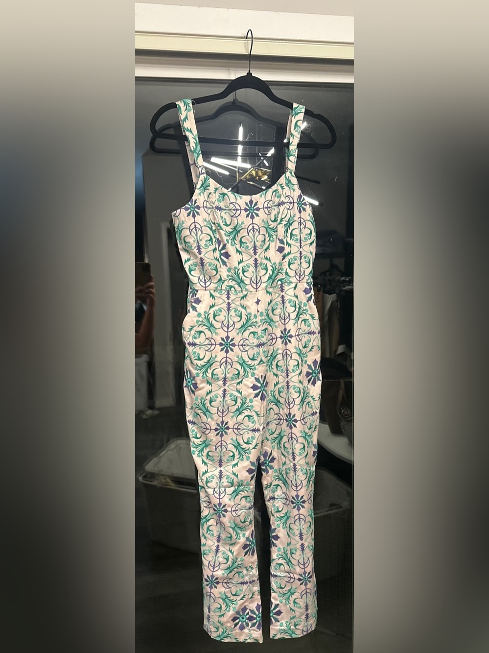 NWOT Mestiza Sample Flare Crop Jumpsuit Size 6